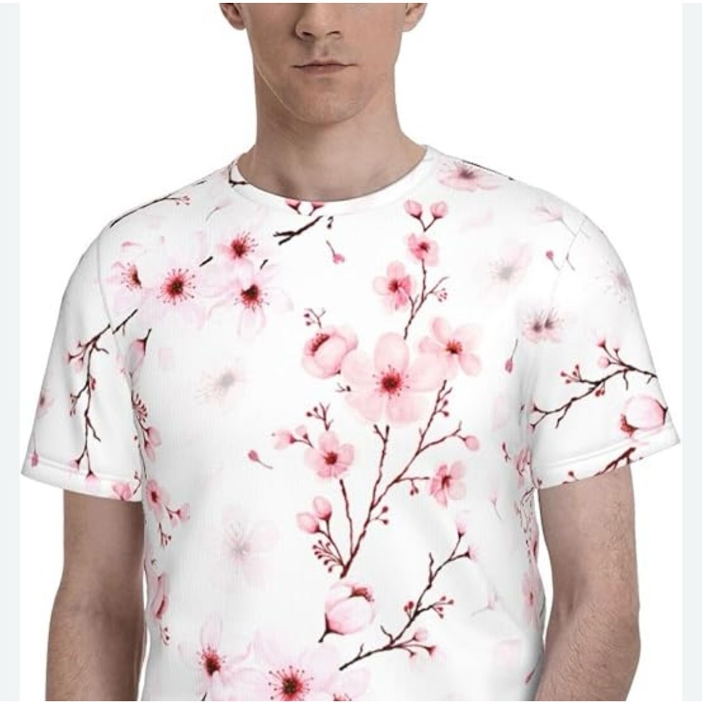 Hollister men’s size large, short sleeve floral ,‎ print shirt